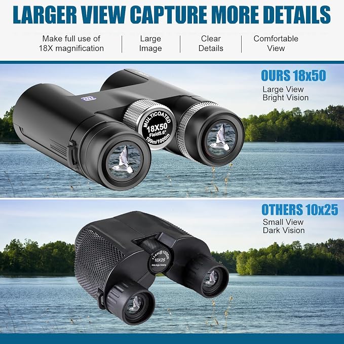 18X50 High Powered Binoculars for Adults - Image 3