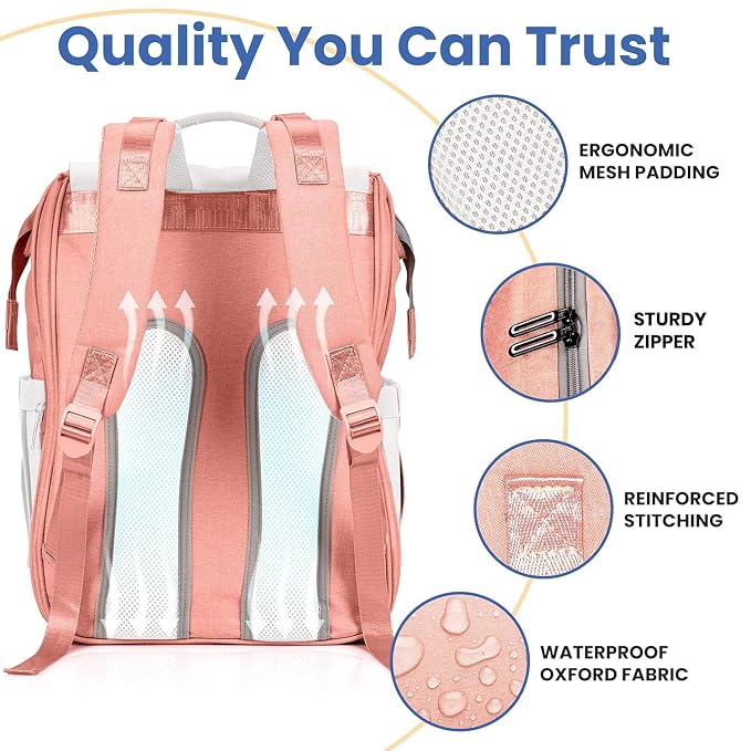 PILLANI Baby Diaper Bag Backpack - Image 6