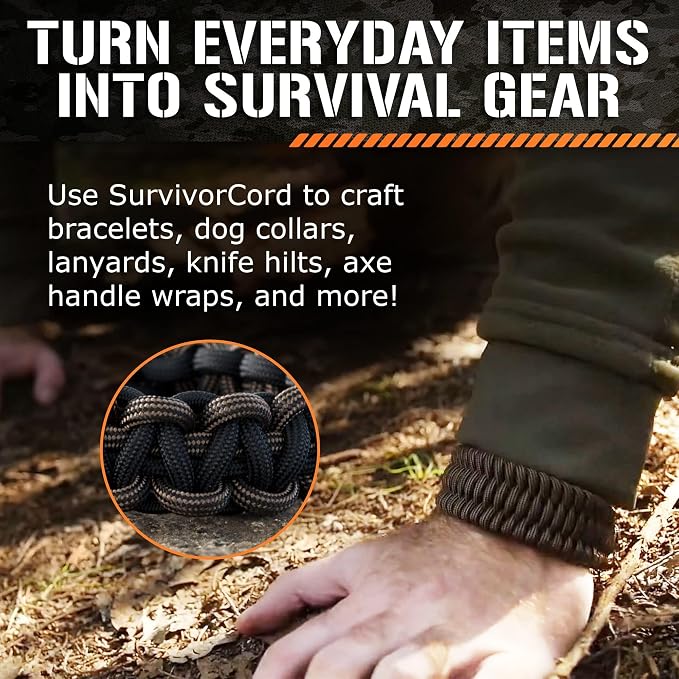 TITAN Survival Patented Paracord 550 - 25ft - Image 4