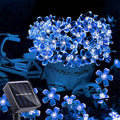 ITICdecor Outdoor Solar Flower String Lights Waterproof 50 LED Fairy Light by ITICdecor