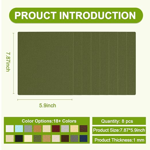 Besezx Canvas Repair Patch, Outdoor Gear Patch, 7.87x5.9 Inches 8PCS, - Image 2