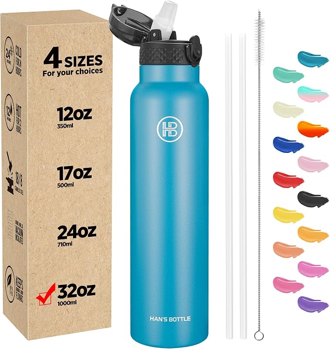 Han's Bottle Sports Water Bottle - 32 Oz by han%27s+bottle