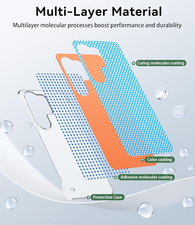 GRECAZO Slim Borderless for Samsung Galaxy S26 Phone Case 6.3" Ultra-Thin - Image 5