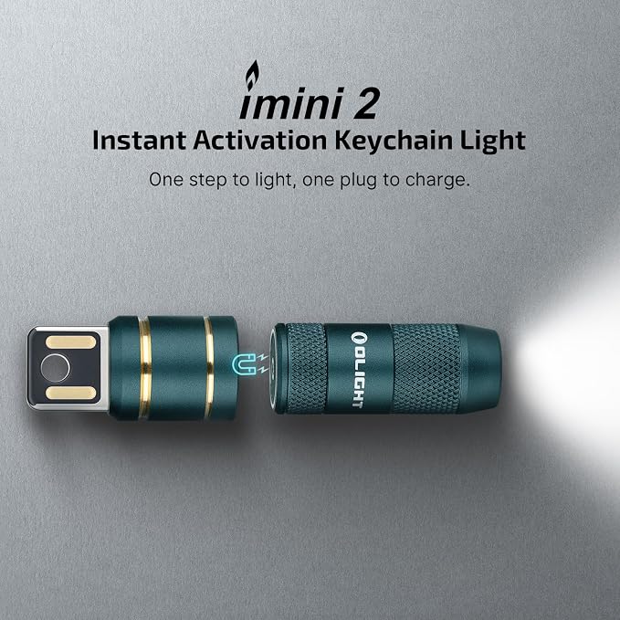OLIGHT IMINI 2 EDC Rechargeable Keychain Flashlight, 50 Lumens Compact and - Image 2