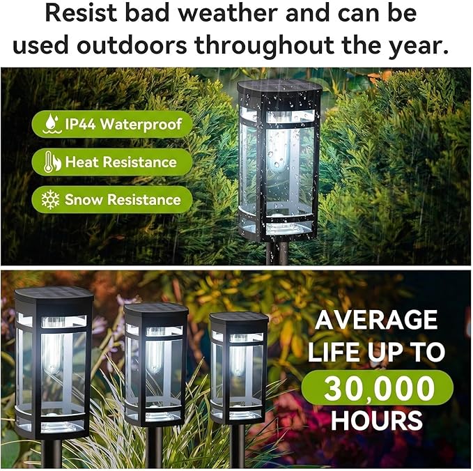 EXCMARK Solar Lights Outdoor Waterproof - Image 5