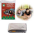 Emergency Thermal Mylar 2 Person Sleeping Bags -Ultra Compact by GrizzlyGear