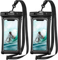 CACOE Floating Universal Waterproof Phone case 2 Pack-Up to 7.0", Phone Pouch by CACOE
