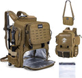 Goture Fishing Backpack, 58L 900D Water-Resistant Insulated Tackle Backpack by Goture