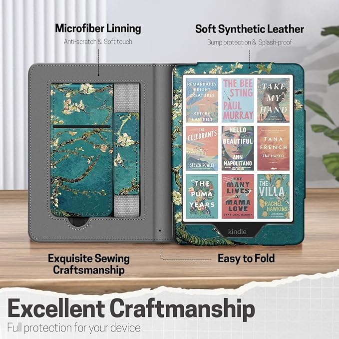 TNP Stand Case with Strap for Kindle Paperwhite 12th Gen 2024 / Kindle - Image 6
