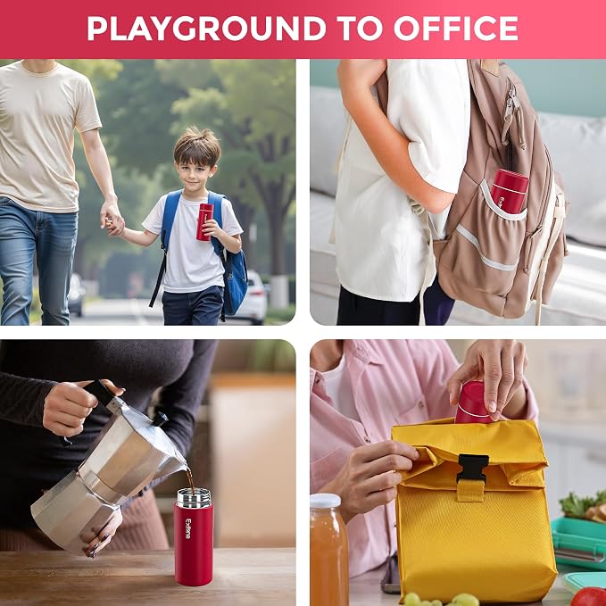 【Upgraded】Exllena Small Insulated Water Bottle 8 oz/250ml– Mini Insulated Water - Image 6