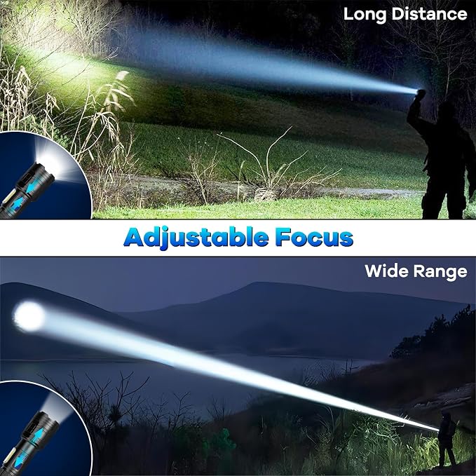 Rechargeable Flashlights 90, 000 High Lumens - Image 4