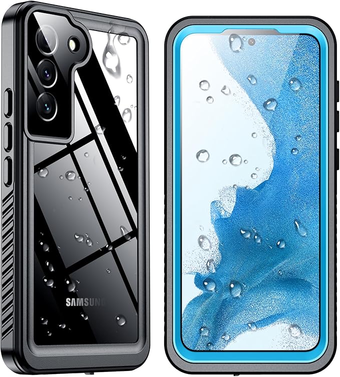 SPIDERCASE for Samsung Galaxy S22 Waterproof Case, IP68 Water Resistance Full by SPIDERCASE