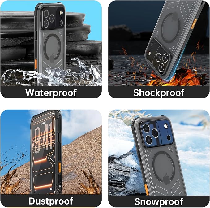 for iPhone 17 Pro Max Waterproof Case, Fit - Image 4