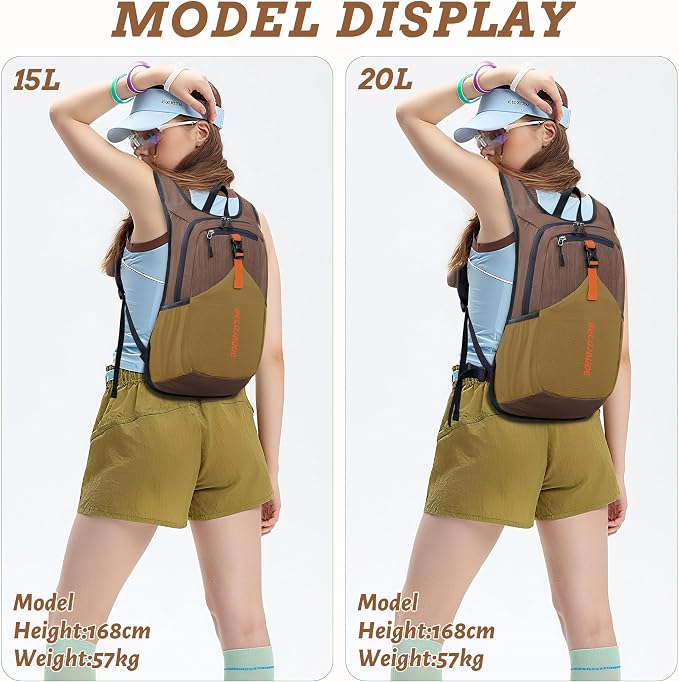 BECOJADDE 15L Small Hiking Backpack - Image 5