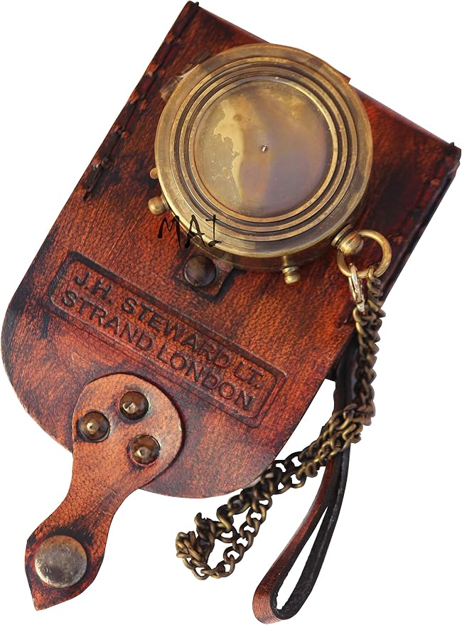 Pocket Compass for Hiking, Survival Instrument Antique “So You Can Always Find - Image 7