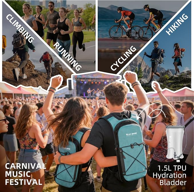 Hydration Pack Backpack, Insulated Hiking Water Backpack - Image 8