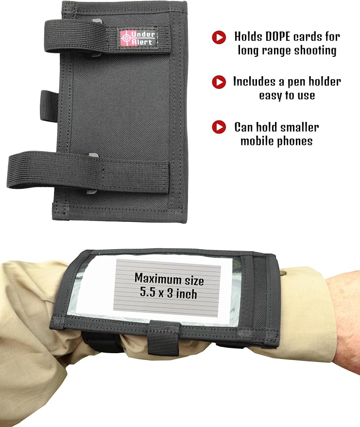 Underalert Tactical Wristband Dope Card Holder Sniper Data Book Quarterback - Image 5