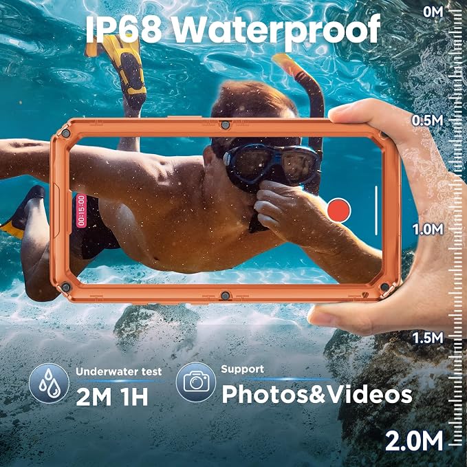 Mitywah Waterproof Case for iPhone 17 Pro, Rugged Metal Case - Image 3