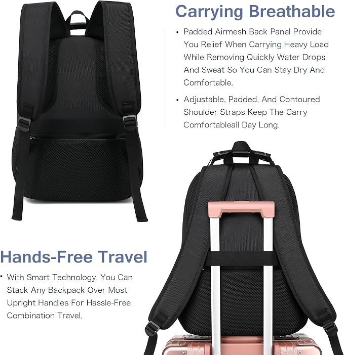 Boavan Laptop Backpack for men, 15.6 inch Laptop Bag - Image 3