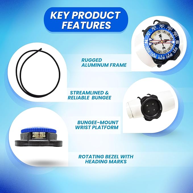 Scuba Choice Diving Compass – Easy-to-Read Underwater Navigation Tool - Image 5