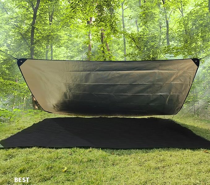 Heavy Duty Survival Blanket -Multifunctional Reflective Tarp Thermal Blanket - Image 5