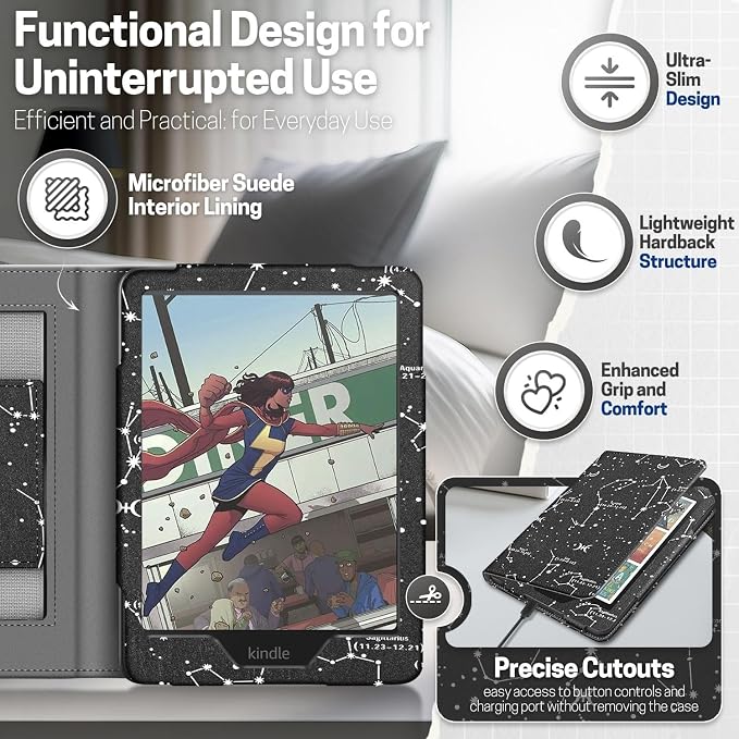 TNP Stand Case for Kindle Paperwhite 12th Generation 2024 / Kindle Colorsoft - Image 9
