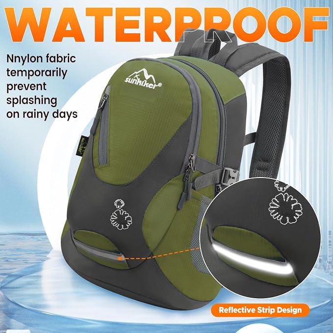 sunhiker Small Hiking Backpack Women Men 20L Lightweight Travel Backpack - Image 3