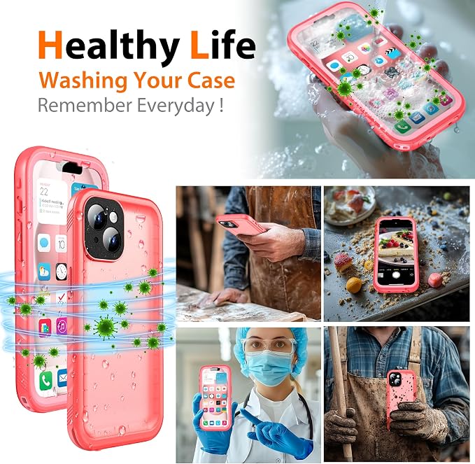 Cozycase Compatible with iPhone 14 Waterproof Case - Image 10