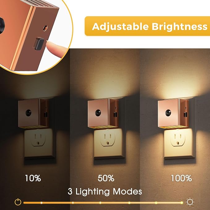 L LOHAS LED Night Light, Plug in Night Light - Image 6