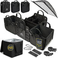 Trunk Organizer 5-Section Modular XL Car Storage System – Extra Large Cargo by DURABLEZ