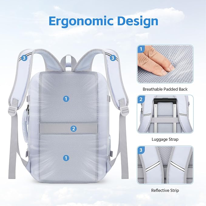 RealCool Travel Backpack for Women Men - Image 6