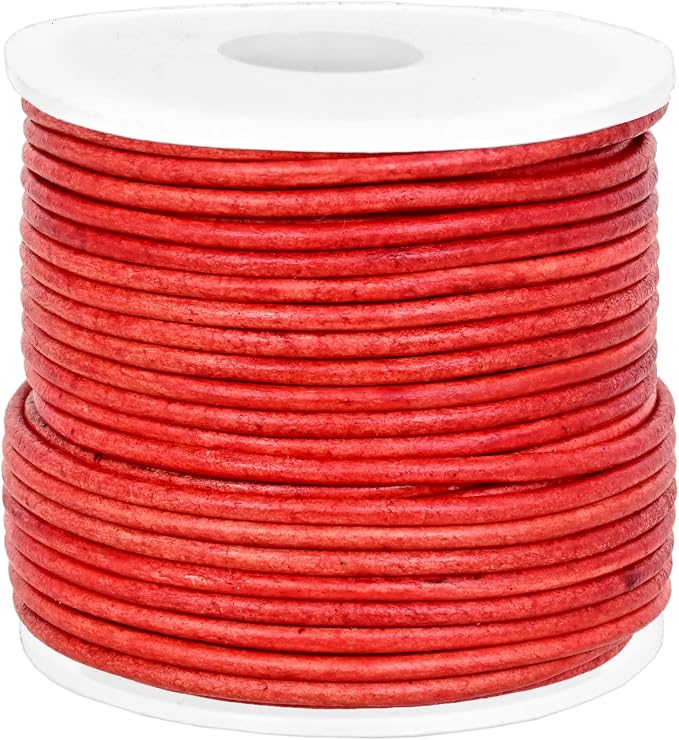 GENIQUE Real/Genuine Round Leather String Cord - Image 2