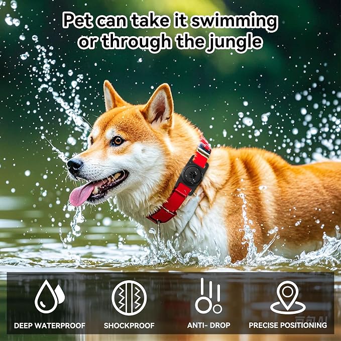 GOCII for Airtag Dog Collar Holder 2 Pack, Waterproof Dog Collar Holder for - Image 5