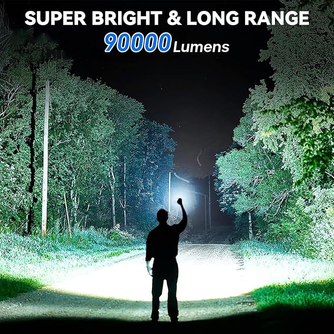 Flashlight Rechargeable 99, 000 High Lumen - Image 2