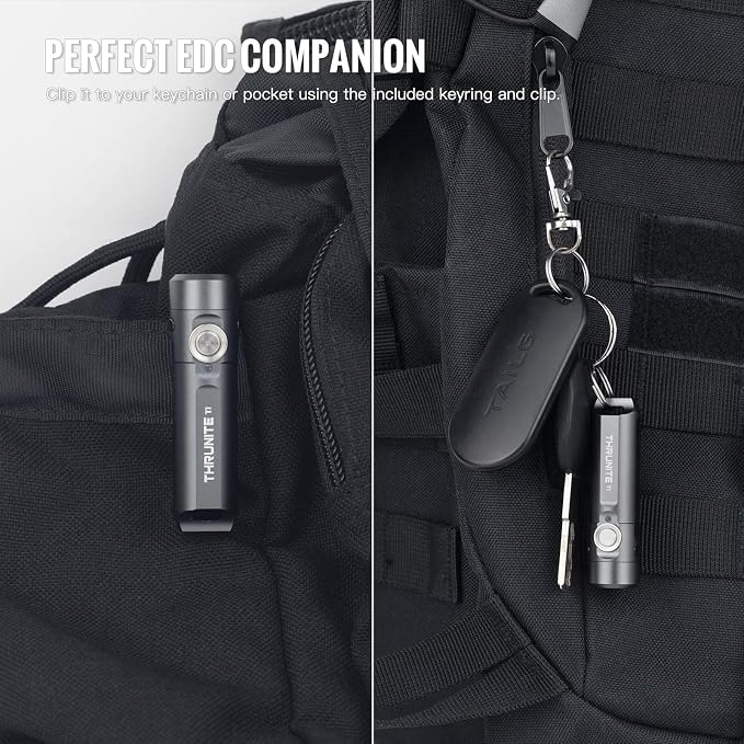 ThruNite Ti Mini Keychain Flashlight, USB-C Rechargeable EDC Pocket Light - Image 7