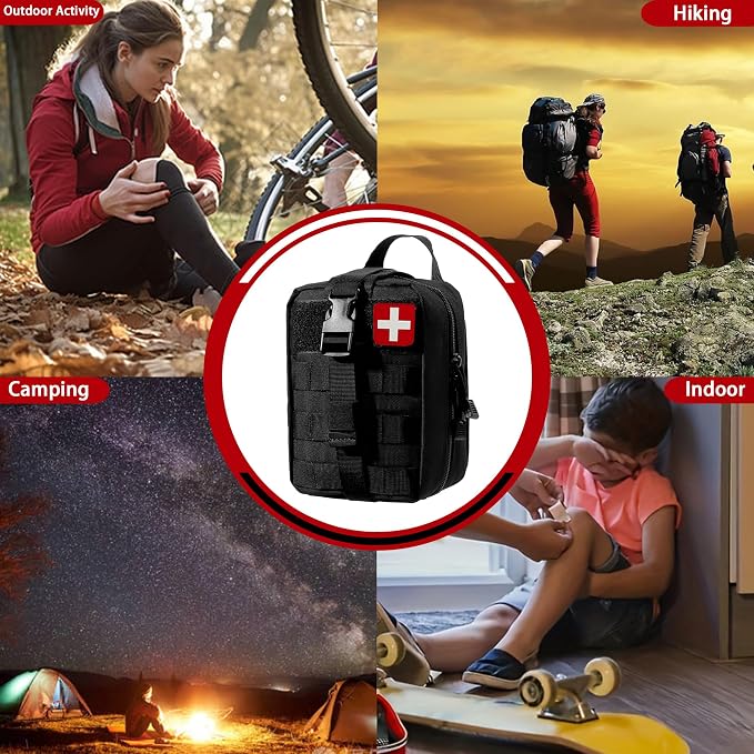 Universal IFAK Trauma First Aid Kit Molle Pouches Emergency Survival Kit - Image 6