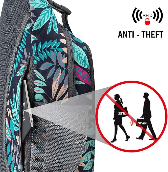 G4Free Sling Bag RFID Blocking Sling Backpack Crossbody Chest Bag Daypack - Image 6