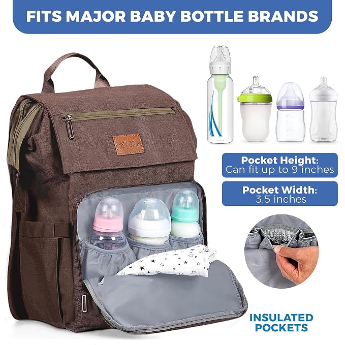 PILLANI Baby Diaper Bag Backpack - Image 4