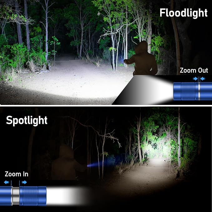 Blukar Flashlight Rechargeable, High Lumens Flashlight, Super Bright Small LED - Image 3