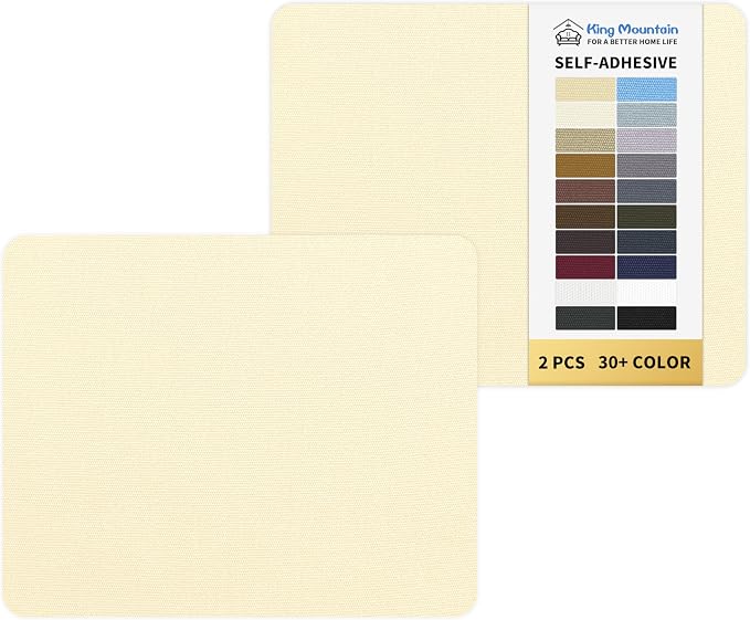 KING MOUNTAIN Canvas Repair Patch 9 x11 Inch 2 Pcs Self-Adhesive Waterproof by ForABetterHomeLife