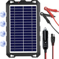 SUNAPEX 12V Solar Battery Charge: 8W Waterproof Portable Solar Panel Kit by SUNAPEX-PASSINGTHEJOY