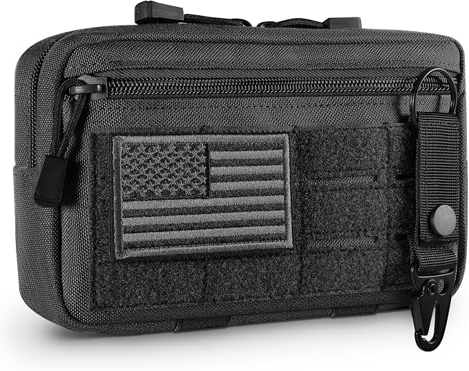 FRTKK Tactical Molle Admin Pouch Utility Laser Cut EDC Tool Pouch Bag by FRTKK