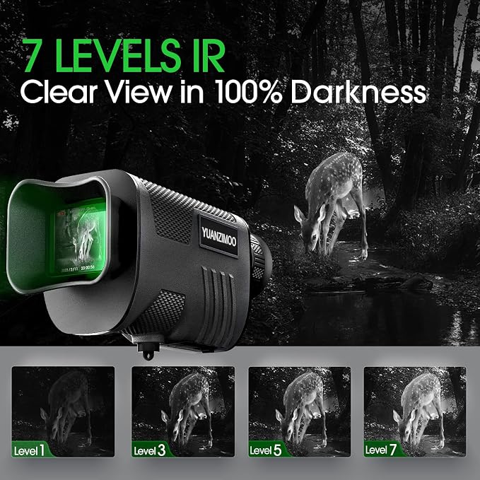 Upgraded Night Vision Monocular Digital Infrared Monocular Telescope - Image 5