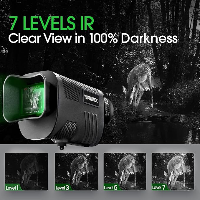 Upgraded Night Vision Monocular Digital Infrared Monocular Telescope - Image 5