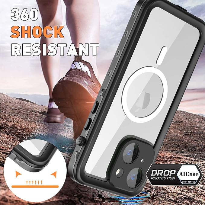 AICase for iPhone 14 Plus Case Waterproof, Compatible - Image 5