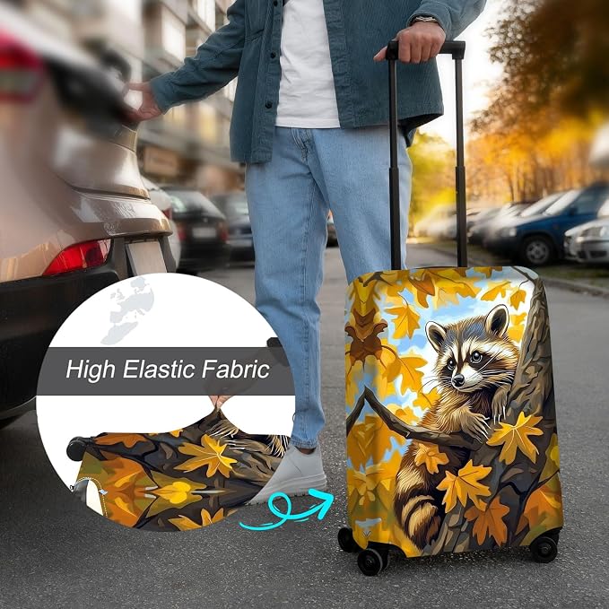 Luggage Cover Protector for 26-28 Inch Suitcases, TSA Approved Elastic Travel - Image 4