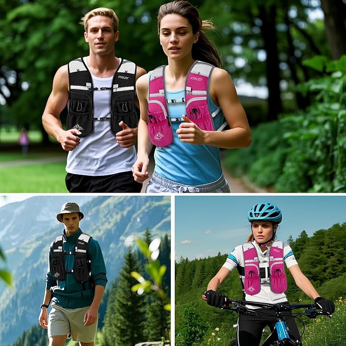ITIEZY Running Vest for Women Men, 5L Hydration Backpack Lightweight Running - Image 7