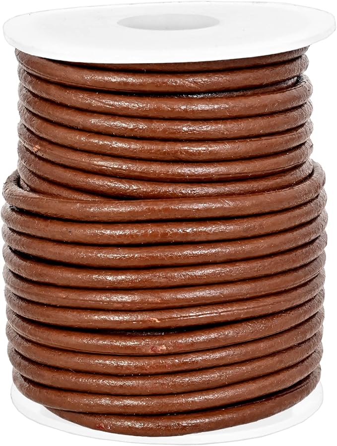 GENIQUE Real/Genuine Round Leather String Cord - Image 2