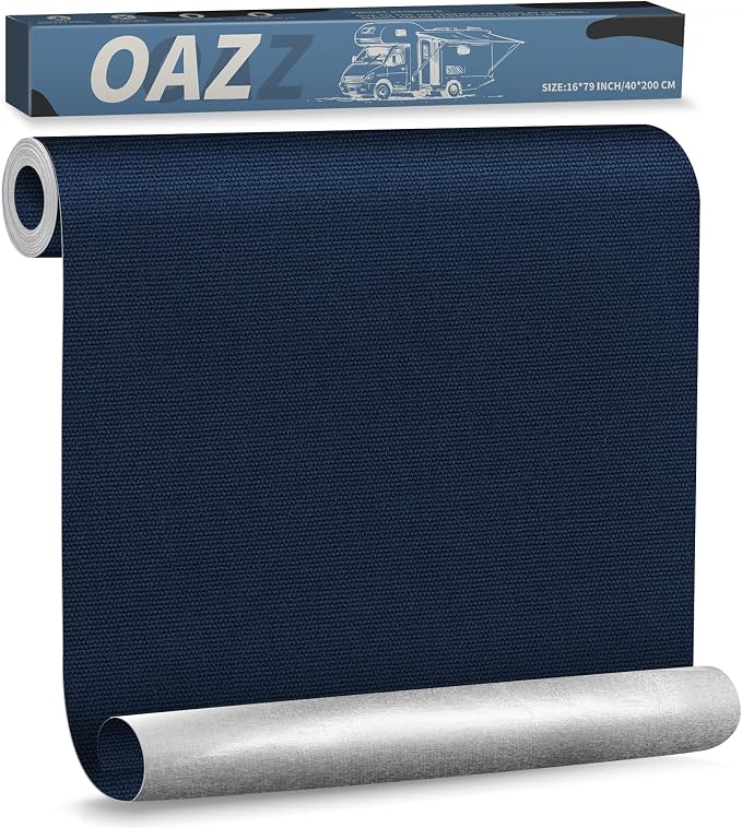 OAZ 16 x 79 inch Canvas Repair Patches Canvas Fabric Patch Self-Adhesive Canvas by OAZ