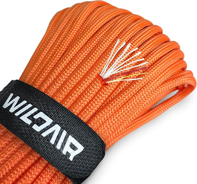 WILDAIR Paracord Survival Paracord Parachute Fire Cord Survival Ropes 4-in-1 by WILDAIR